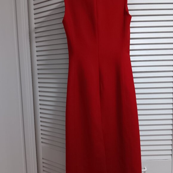 New! Zara sleeveless midi sheath dress - sz Small - Picture 2 of 2